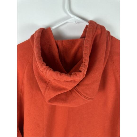 Carhartt Force Pullover Hoodie Red Mens Size Large Relaxed Fit - Picture 4 of 8